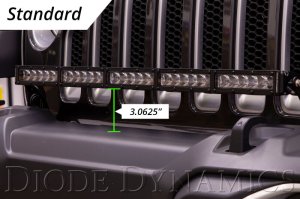 Jeep Gladiator LED Light Bar Kit - Front - Diode Dynamics - SS30 Stage Series 30